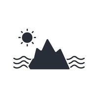oceano icona. .modificabile tratto.lineare stile cartello per uso ragnatela design,logo.simbolo illustrazione. vettore