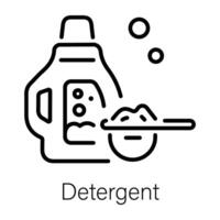 di moda detergente concetti vettore