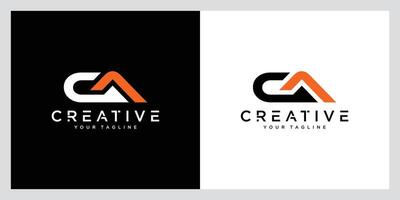 circa lettera iniziale logo design modello vettore