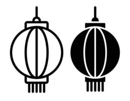 lanterna icona impostato vettore
