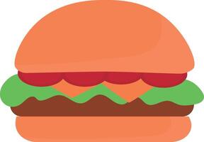 delizioso hamburger design per sfondi o annunci, textures vettore
