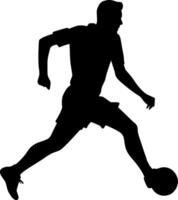 calcio, nero e bianca illustrazione vettore