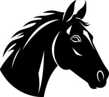 cavallo, minimalista e semplice silhouette - illustrazione vettore