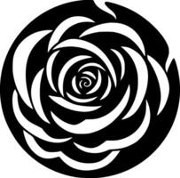 rosa - minimalista e piatto logo - illustrazione vettore