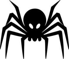 ragno, nero e bianca illustrazione vettore