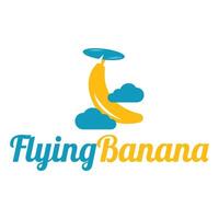 volante Banana semplice moderno logo vettore