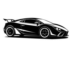 schizzo di lamborghini gli sport auto design vettore