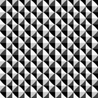 senza soluzione di continuità geometrico modello. nero e bianca ripetibile struttura. astratto monocromatico sfondo vettore