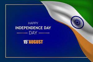 India indipendenza giorno. indipendenza giorno di India sfondo. indiano contento indipendenza giorno vettore
