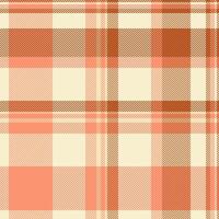 antico sfondo tartan senza soluzione di continuità, indietro dai un'occhiata struttura. Giappone tessile modello plaid tessuto nel leggero e rosso colori. vettore