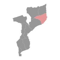 napula Provincia carta geografica, amministrativo divisione di mozambico. illustrazione. vettore