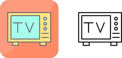 tv icona design vettore