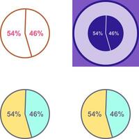 candidato statistiche icona design vettore