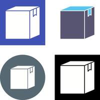 scatola icona design vettore