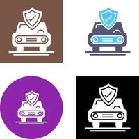 auto protezione icona design vettore