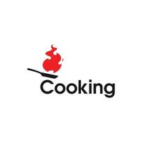 cucina logo design vettore