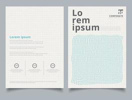 modello di progettazione del layout di brochure, relazione annuale, volantino, pubblicità, poster, rivista, affari per lo sfondo vettore