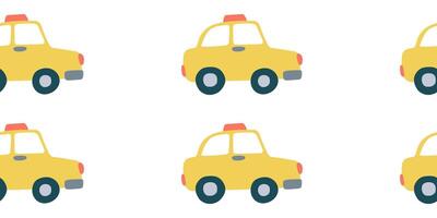 Taxi auto senza soluzione di continuità modello vettore