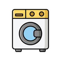 lavaggio macchina icona design modello semplice e pulito vettore