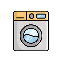 lavaggio macchina icona design modello semplice e pulito vettore