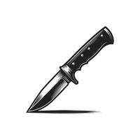 coltello silhouette illustrazione design vettore