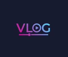 logo vettoriale vlog