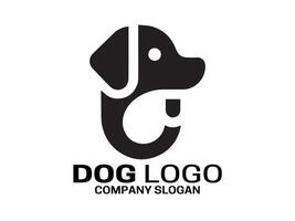 cane logo design illustrazione vettore