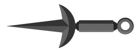 arma kunai ninja vettore