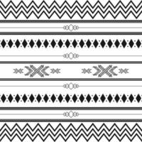 motivo etnico tribale in bianco e nero con elementi geometrici, panno di fango africano tradizionale, disegno tribale. tessuto o design della carta da parati per la casa vettore