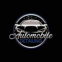 automobile logo design vettore