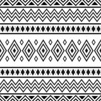 motivo etnico tribale in bianco e nero con elementi geometrici, panno di fango africano tradizionale, disegno tribale. tessuto o design della carta da parati per la casa vettore