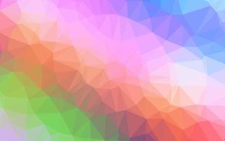 multicolore chiaro, modello di mosaico astratto di vettore arcobaleno.