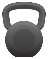 Illustrazione di vettore isolata Kettlebell