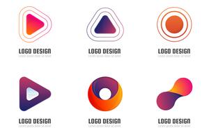 Logo moderno Minimal Vector per banner