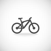 Icona della bicicletta vettore
