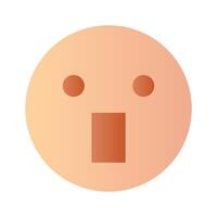 Oh mio Dio espressione emoji disegno, modificabile vettore