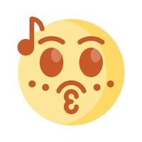 avere un' Guarda a Questo creativo fischio emoji design vettore