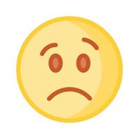 ottenere il tuo mani su perfettamente progettato triste emoji icona, personalizzabile vettore