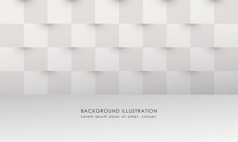 grigio parete geometrico sfondo 3d realistico interpretazione semplice elegante copia spazio la zona eps 10 vettore