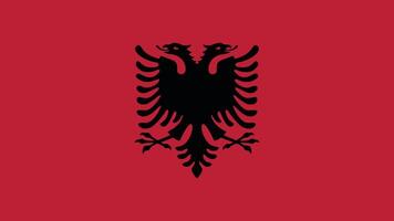 Albania bandiera gratuito llustration vettore