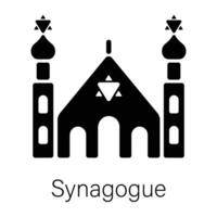 di moda sinagoga concetti vettore