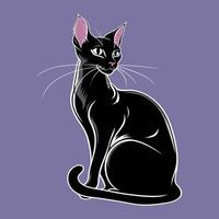 internazionale gatto giorno con gatto illustrazione design vettore