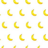 pixel arte Banana senza soluzione di continuità modello vettore