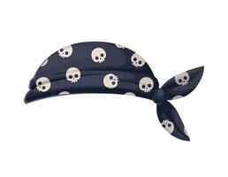 pirata e corsaro bandana cartone animato costume cappello vettore