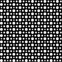 geometrico struttura nel il modulo di bianca cerchi su un' nero sfondo vettore