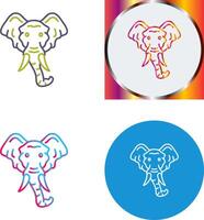 elefante icona design vettore