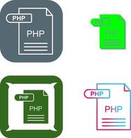 php icona design vettore