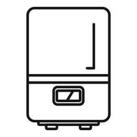 illustrazione di moderno frigorifero vettore