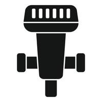 icona di trasmissione microfono vettore