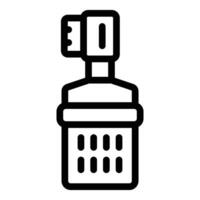 illustrazione di un' gola spray bottiglia, adatto per medico e legati alla salute disegni vettore